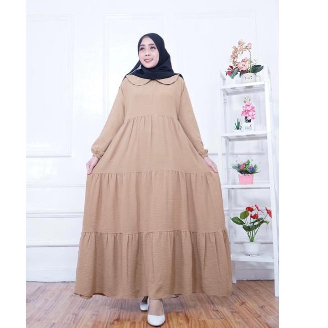 Dress Crinkle - Ruby Dress - Dress Jumbo {KBA.21Jl22ᵛ}