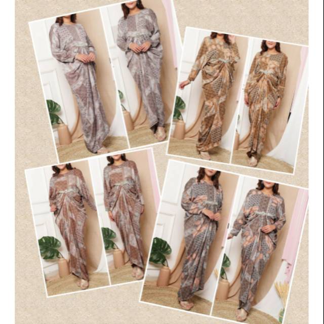 Kaftan Batik Payet Busui