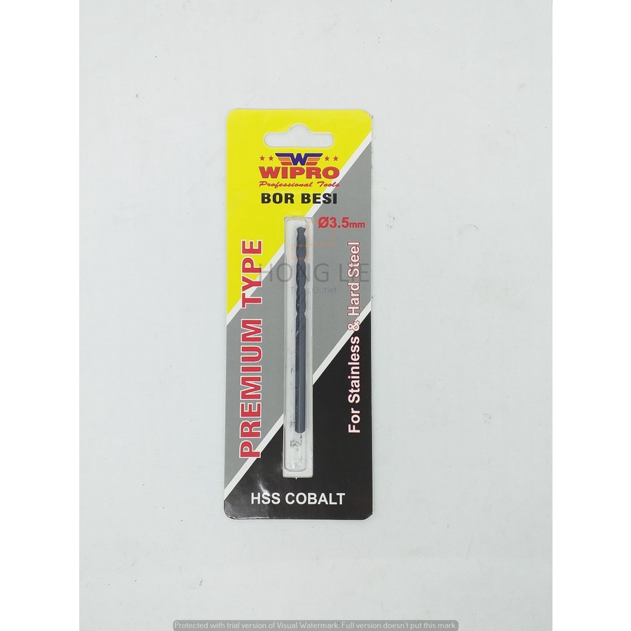 Wipro Mata Bor Besi Stainless Cobalt 3.5 mm 3.5mm