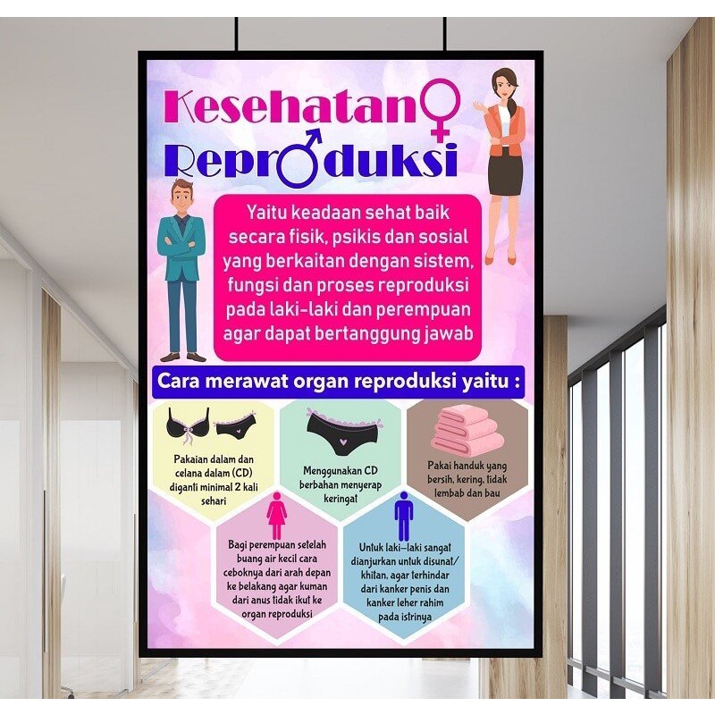 

Poster Kesehatan Reproduksi – Ajari Remaja Menjaga Alat Reproduksi