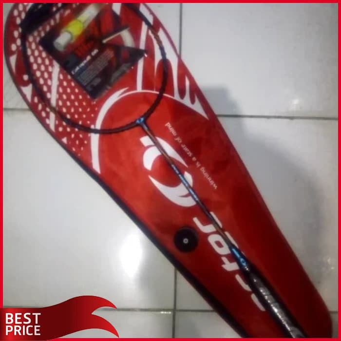 RAKET BULUTANGKIS BADMINTON ASTEC POLARIS NEW SENAR GRIP TAS