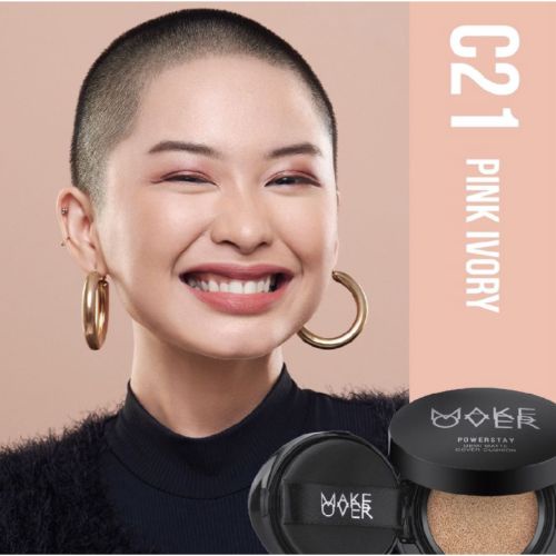 Make Over Powerstay Demi-Matte Cover Cushion C21 Pink Ivory 15g