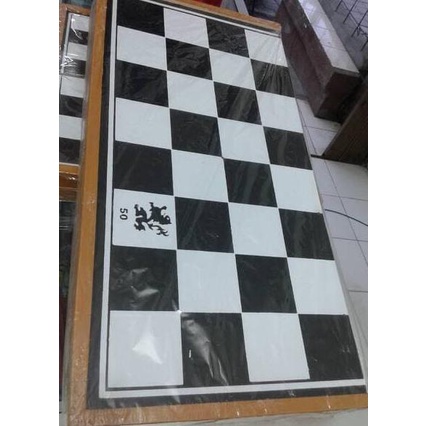 Papan Catur Kayu Ukuran Besar 50 Cm