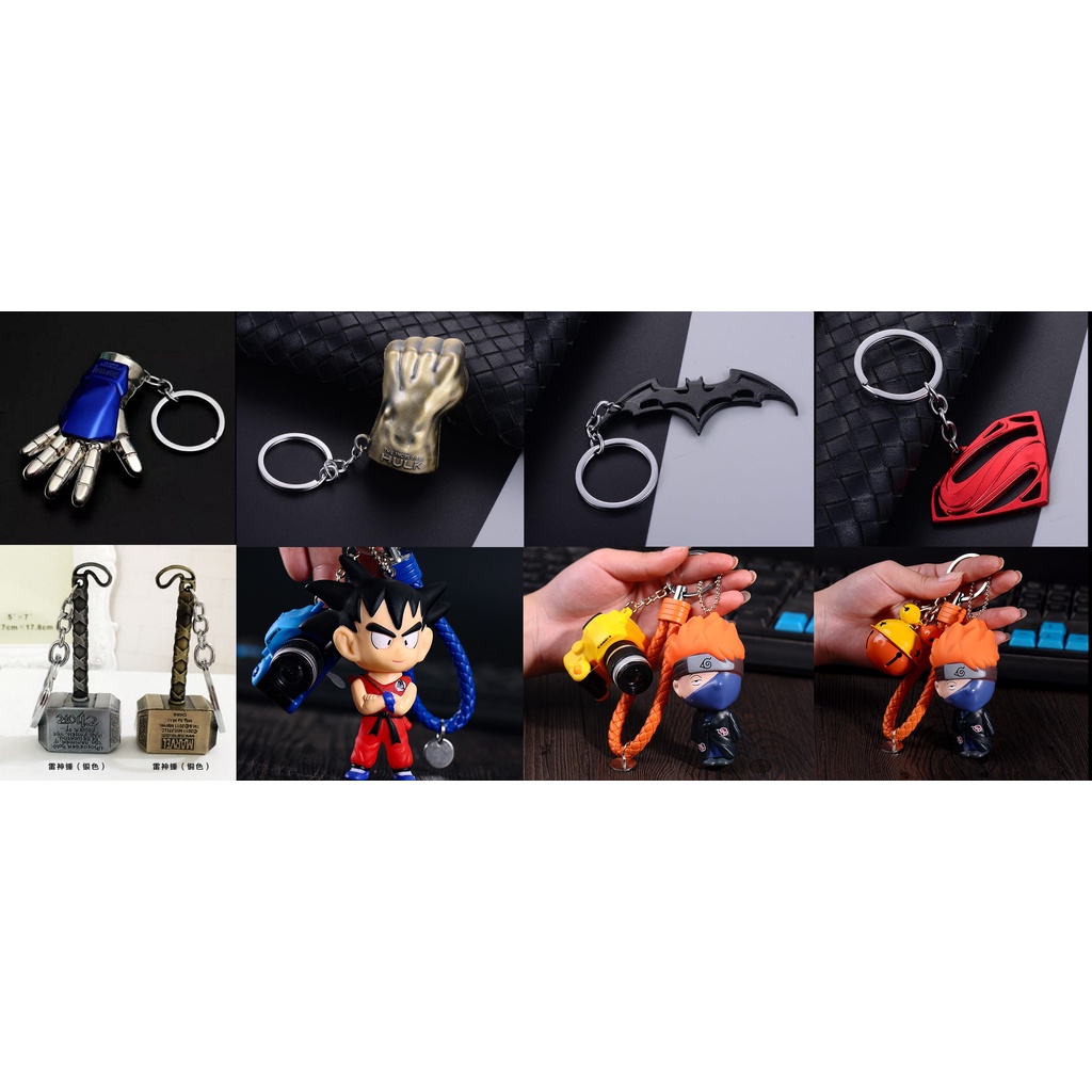 Gantungan Kunci | Keychain | Batman | Hulk | Superman | Ironman