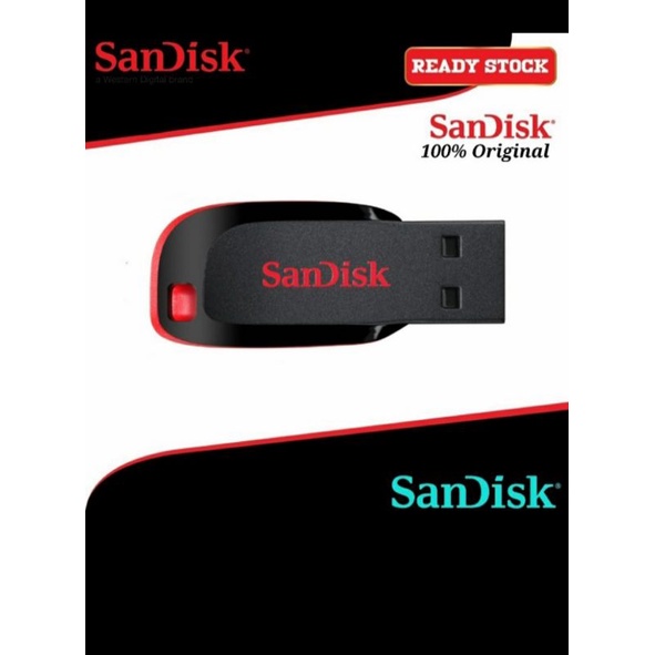 Sandisk flasdisk USB 64gb cruzer blade