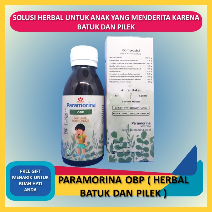 

obat batuk anak herbal Paramorina OBP 100 gr BPPOM TR 193695711
