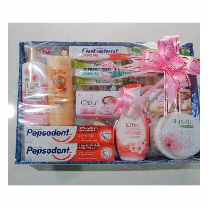 Seserahan hantaran pernikahan (peralatan mandi)