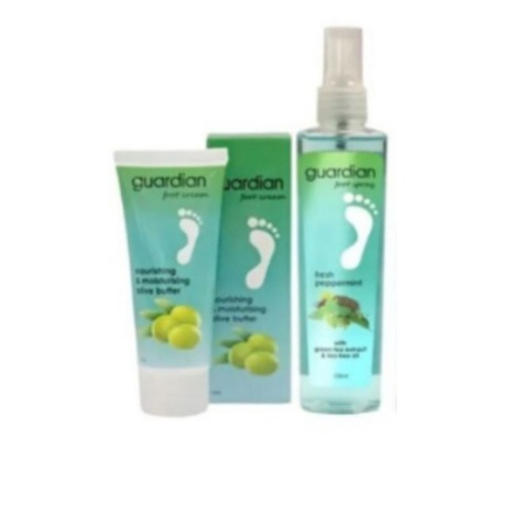 Guardian Foot Spray 100ml foot cream foot scrub foot care penghilang bau kaki parfum kaki 2024-2025