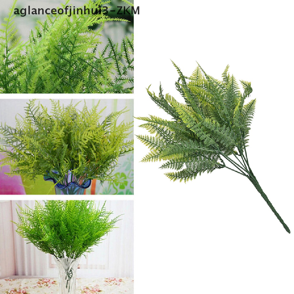 [AGID] 7 Branches Artificial Asparagus Fern Grass Plant Flower Home Floral Accessories [zkm]