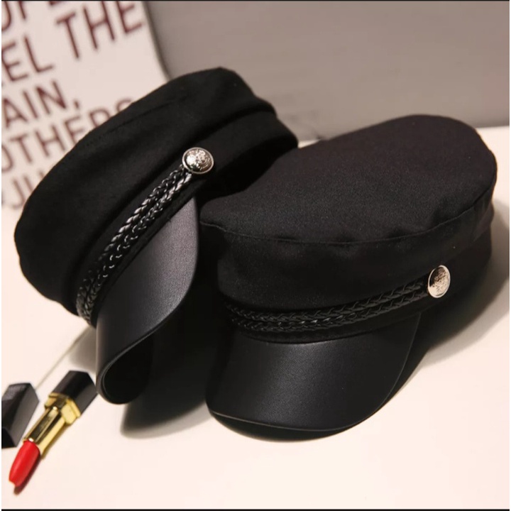 Topi baret selebgram sailorman kupluk Beret Hat Topi Fashion Korea