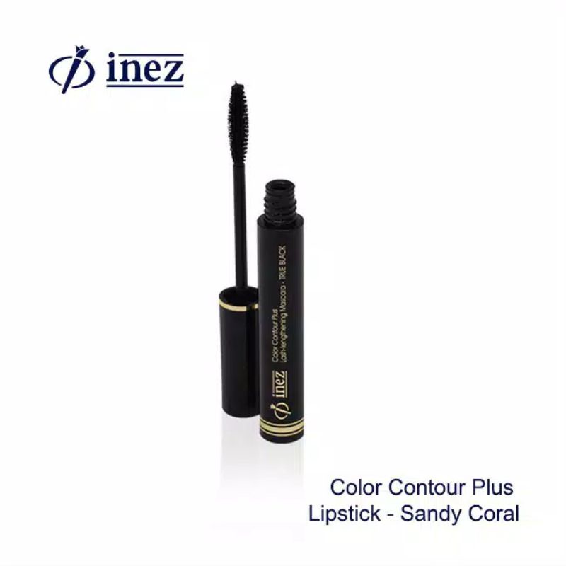 INEZ Color Contour Plus Lash Lengthening Mascara - True Black Maskara