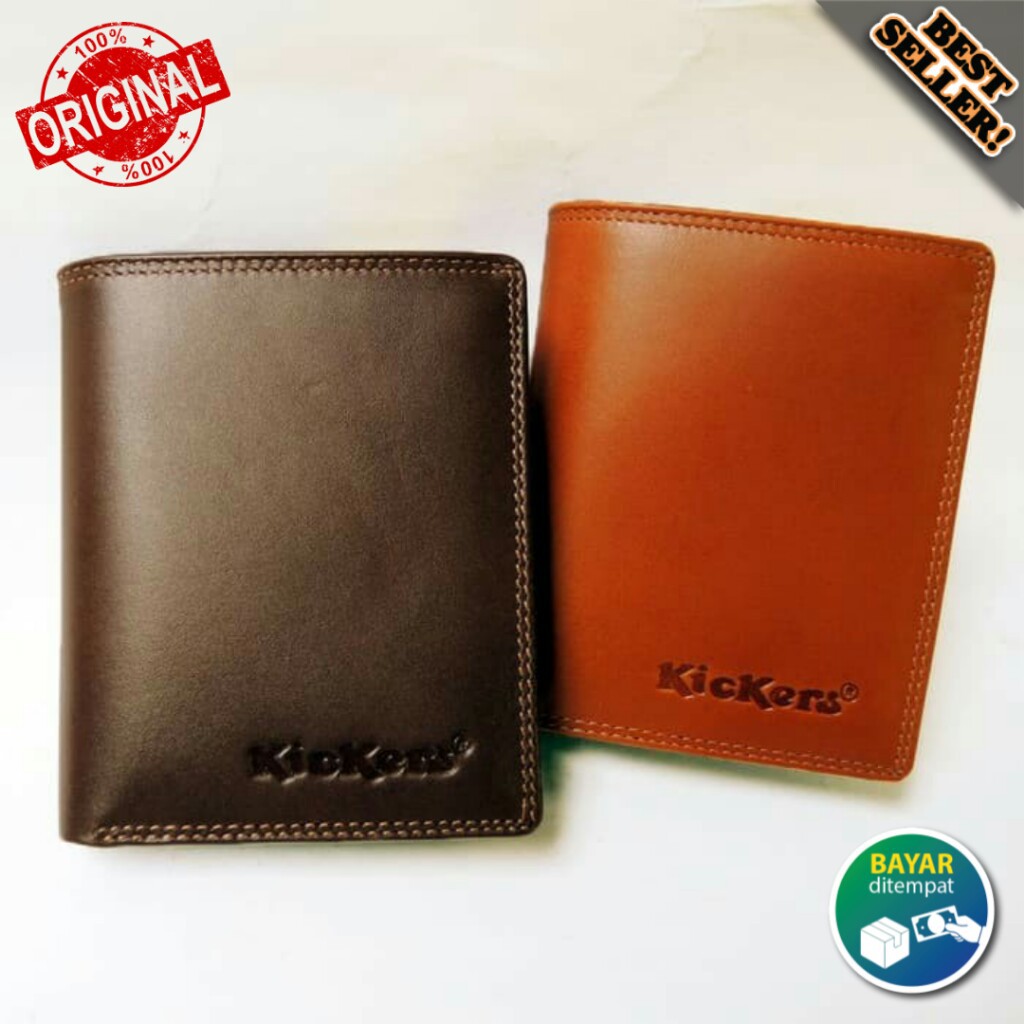 Dompet Kulit Asli Original Kickers DK04 100% Full Kulit Asli