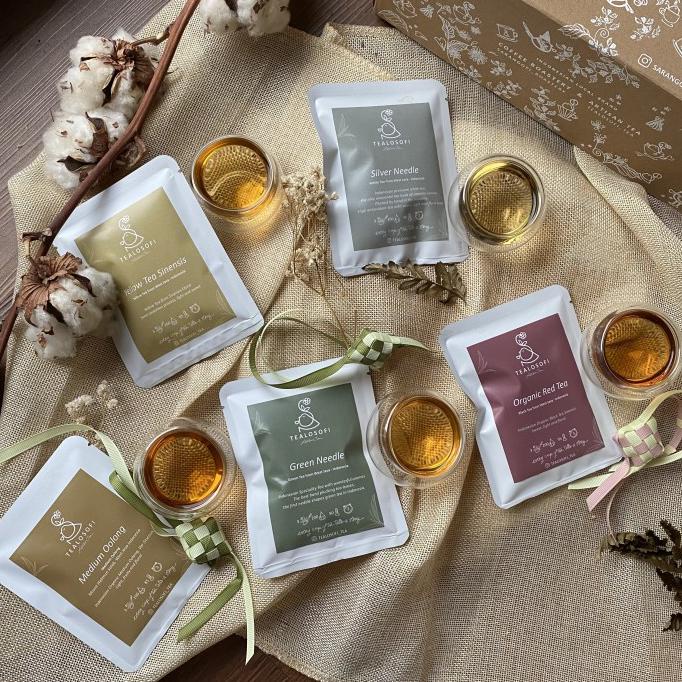 

[[BISA COD]] Speciality Tea Gift Set - Single Origin Teh Indonesia Kado Tealosofi BERGARANSI Kode