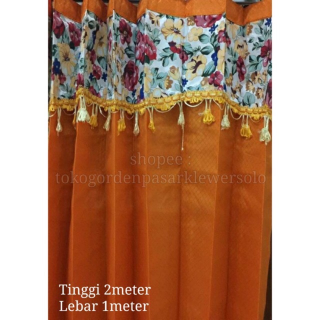  GORDEN  PONI  JENDELA PINTU  MOTIF SIDO T200cm L100cm 