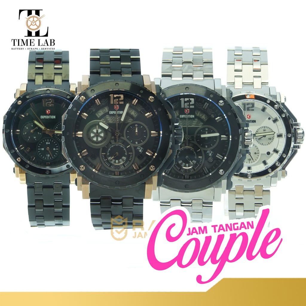 EXPEDITION E6402 / E 6402 MC JAM TANGAN PRIA WANITA COUPLE ORIGINAL