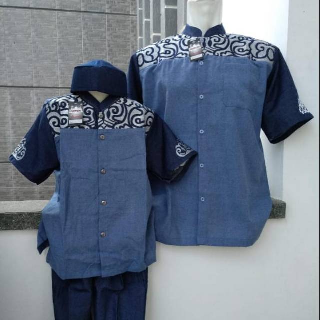 Koko Couple Anak Ayah Biru