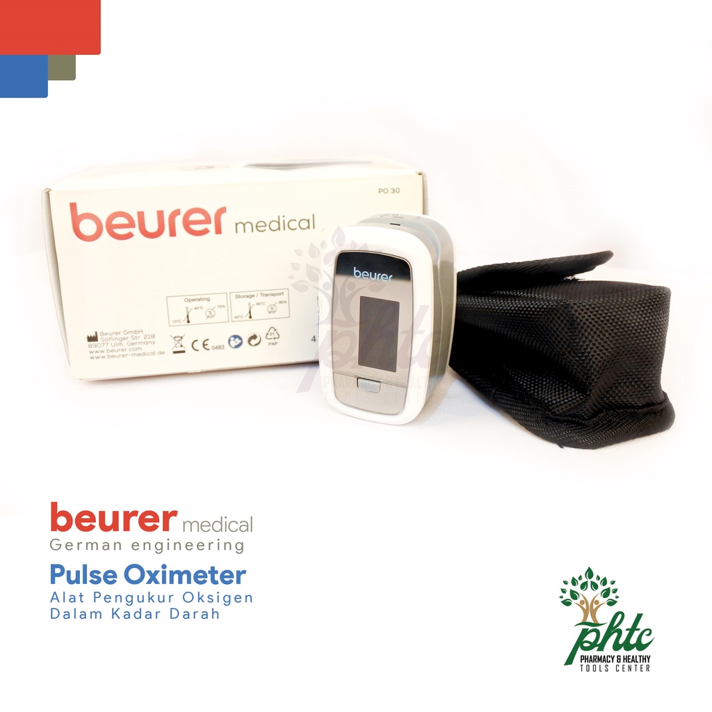 Oximeter Beurer PO 30 Finger Pulse Oxymeter Alat Ukur Kadar Oksigen