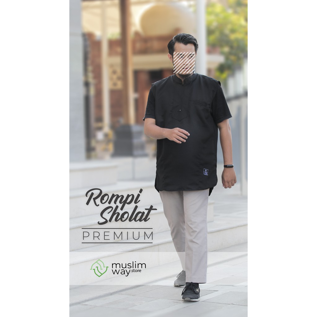 Rompi Sholat Kerah Shanghai Premium Muslimway Shopee Indonesia