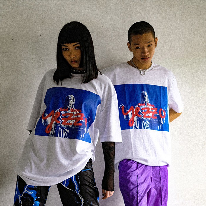 Yezzo God Bless Yezzo Tee S/S White Tshirt