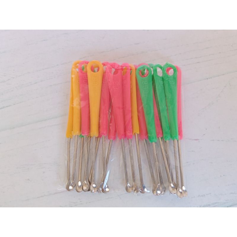 KOREK KUPING STAINLESS WARNA ISI 20 PCS