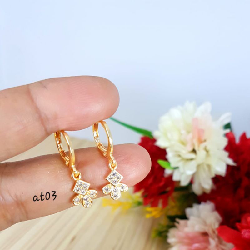 Anting titanium kode 03 ,awet,tahan lama