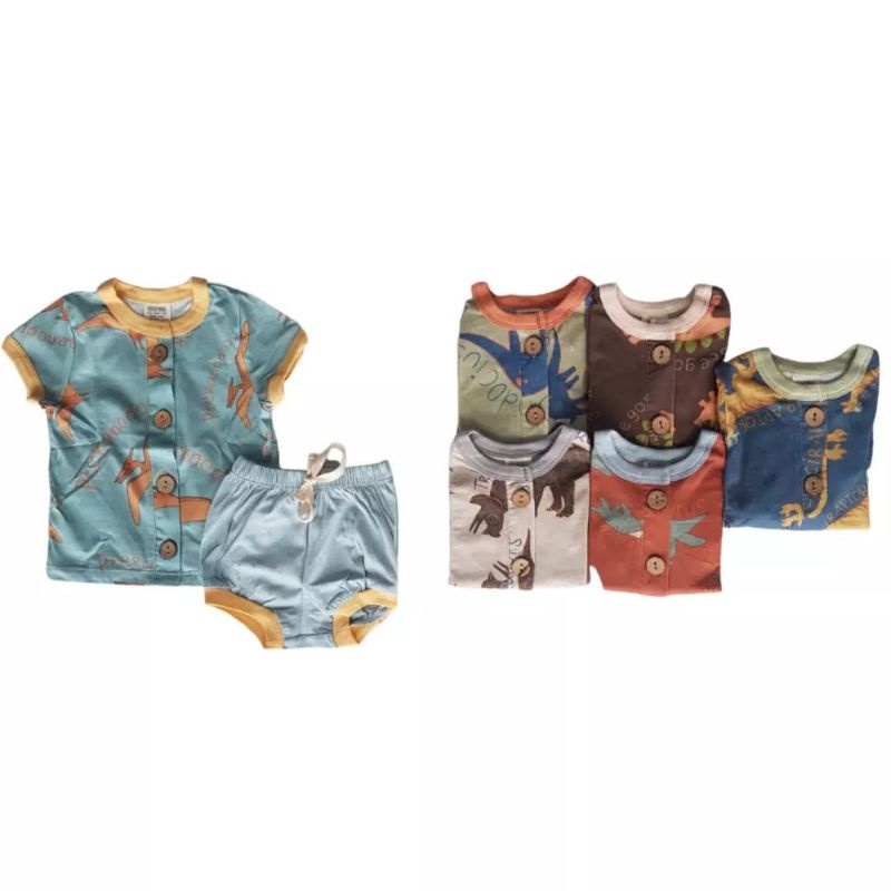Bohopanna Bae Set Dino 0-24M