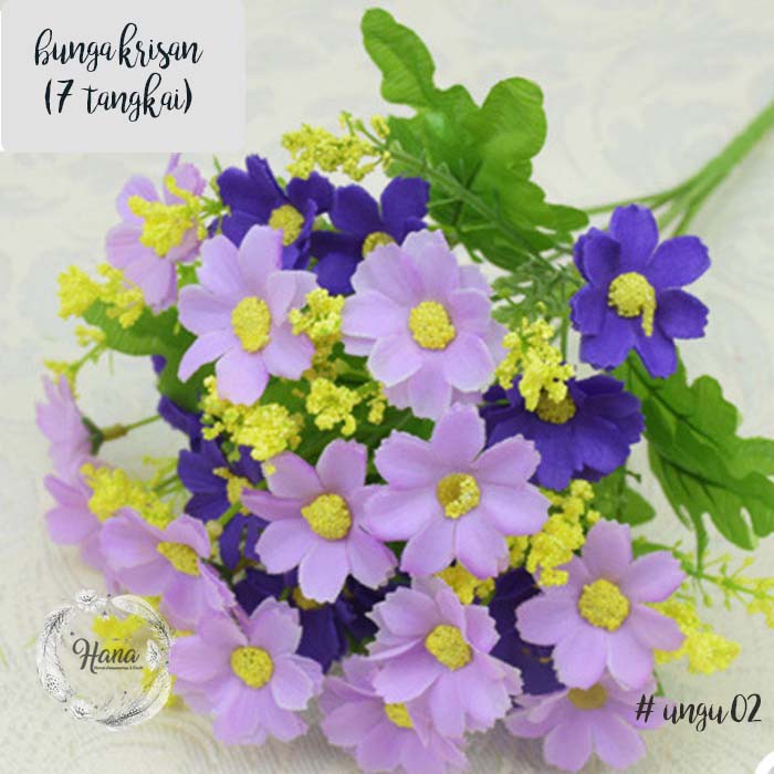 Bunga krisan mini/ Daisy artificial flower / bunga plastik shabby chic-1