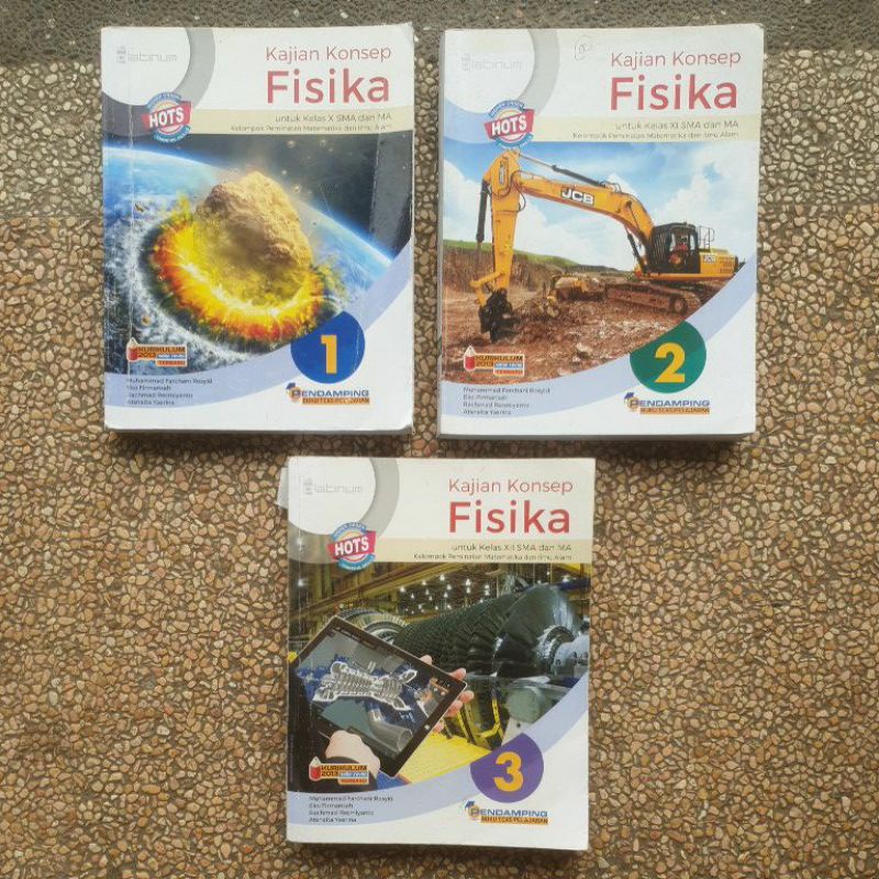 Buku Kajian Konsep Fisika Sma/Ma Kelas 10.11.12 Revisi Kurikulum 13.Edisi Hots.Merdeka