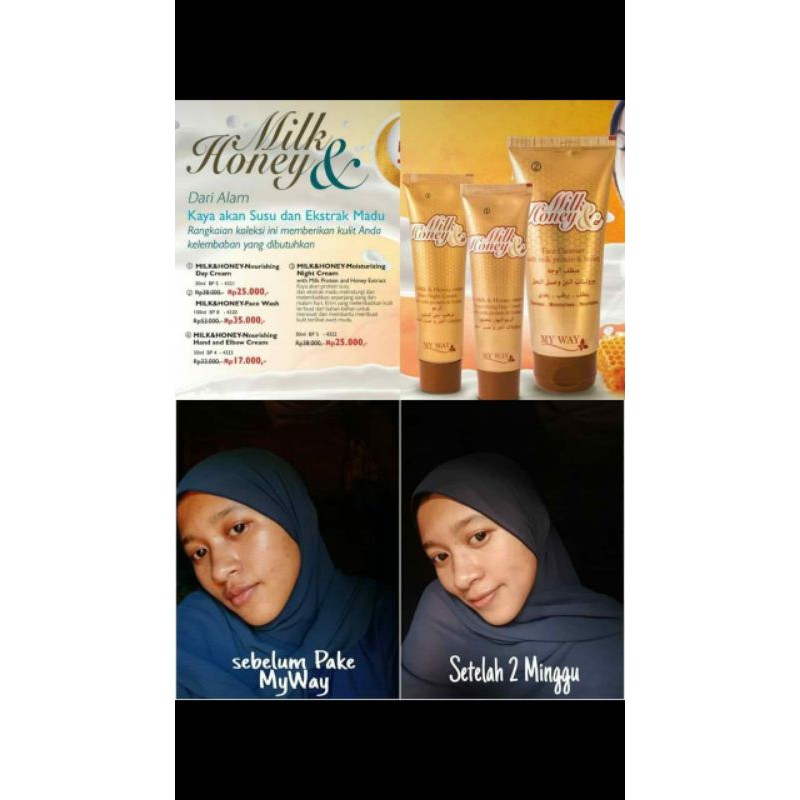 

Milk & honey perawatan susu dan madu mayway