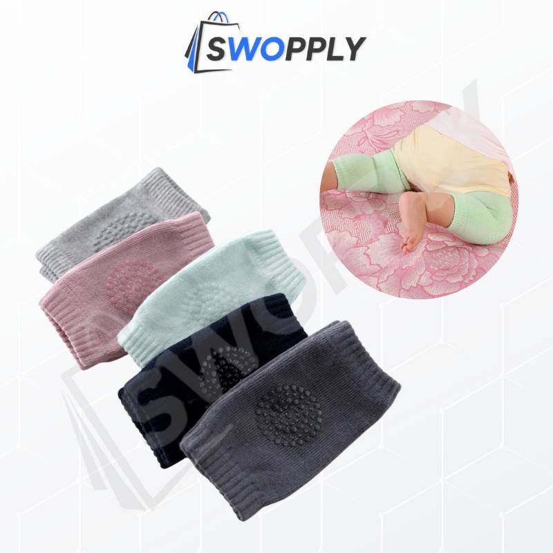 Swopply Knee Protector Baby Kain Lembut Pelindung Lutut Bayi Prewalker Kneepad Anti Slip Knee Pads Protector