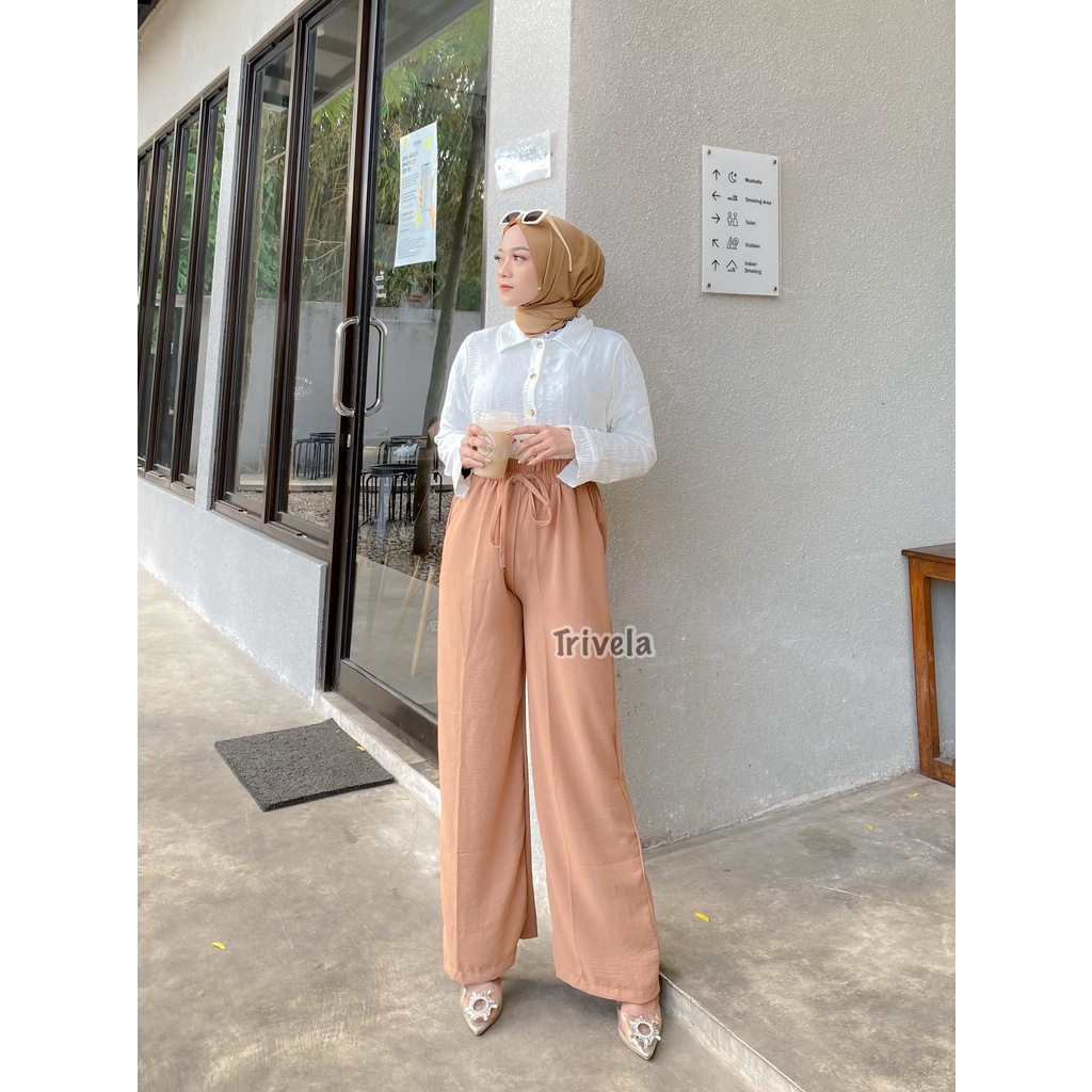 8863 Kulot Cringkel Full Karet Highwaist Anti Ngatung - HERA SJJ