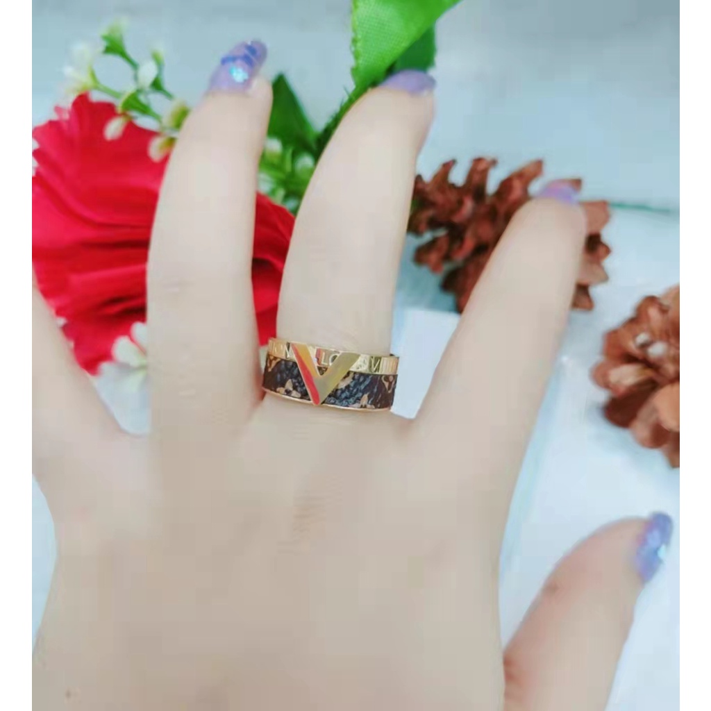 Cincin Titanium Permata Perhiasan Fashion Jewellery 1237-1238