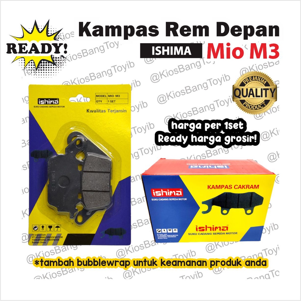 Kampas Rem Depan/Discpad Yamaha Mio M3 (ISHIMA)