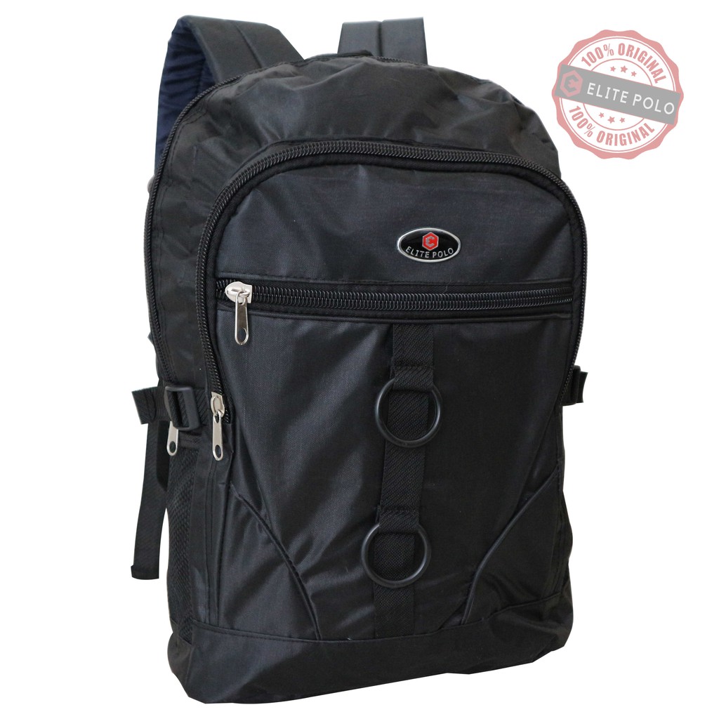 Jual Tas Ransel Laptop Elite Polo Original Tas Gendong Tas Sekolah SD SMP SMA Anak Dewasa Backpack