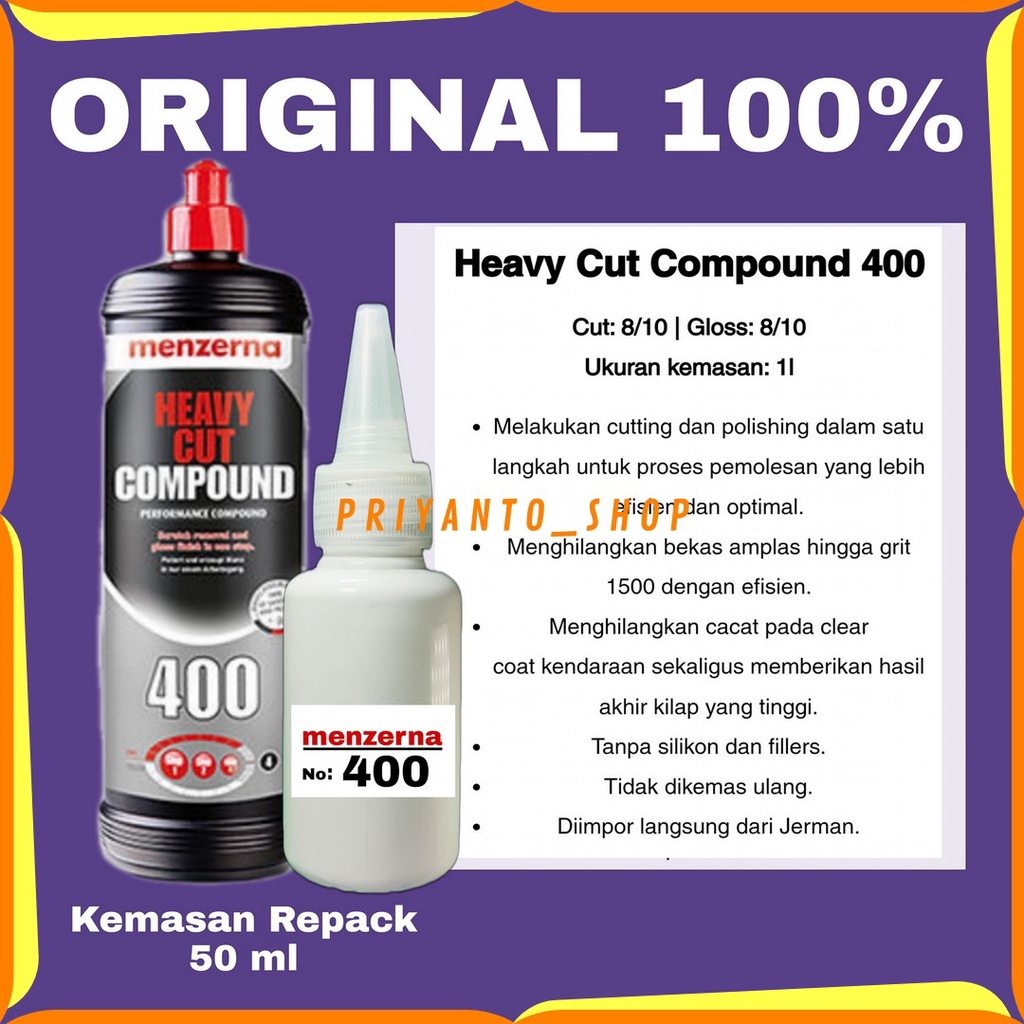 MENZERNA HEAVY CUT COMPOUND 400 REPACK