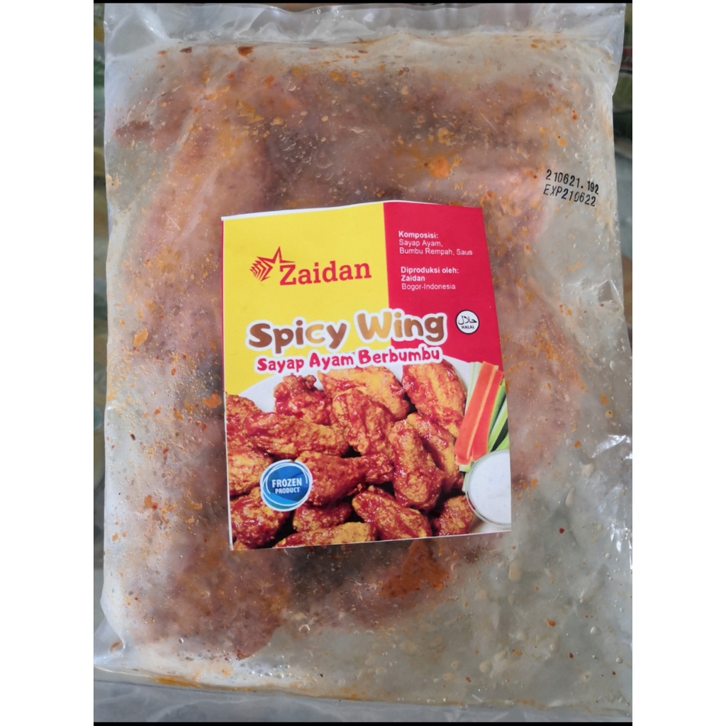 

Spicy wing zaidan 500gr sayap pedas