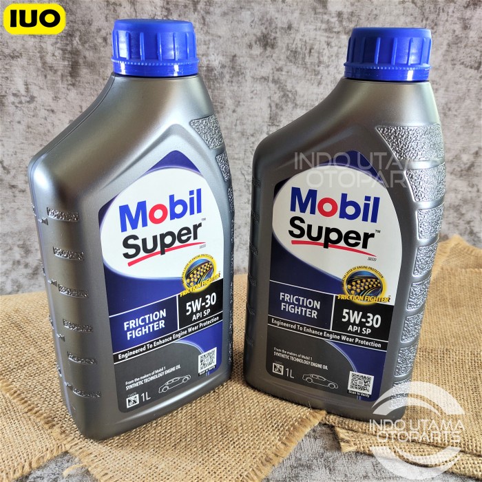 Oli Mobil Super Friction Fighter MOBIL ONE 5W 30 API SP 1 Ltr ASLI