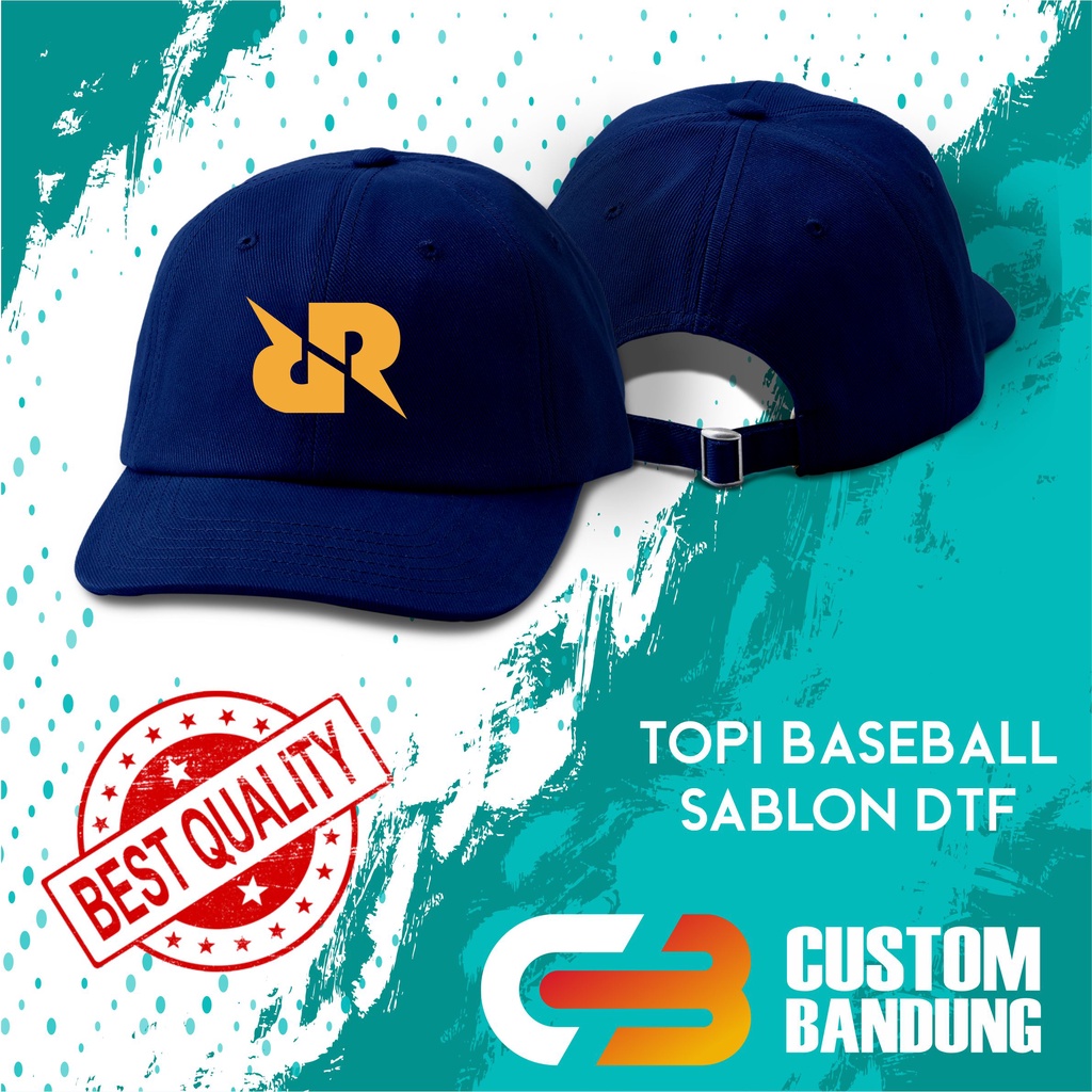 Topi Baseball RRQ Pria Wanita Topi Cap Bisa Tulis Nama Bisa COD Original High Premium Quality