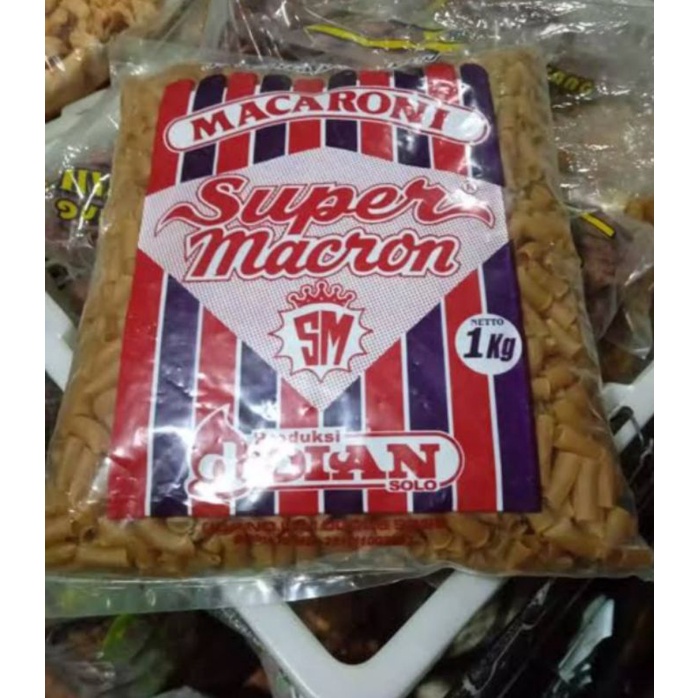 

Kerupuk Makaroni Super Kusus Goreng, Kerupuk Macaroni Mentah