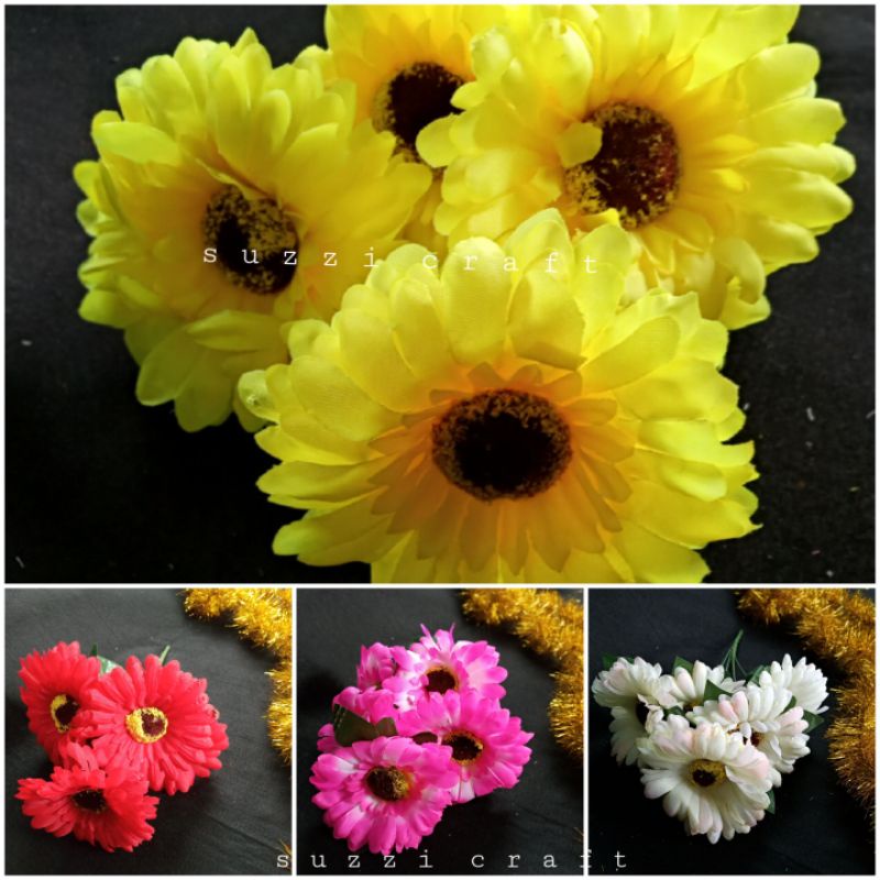 buket bunga africa chrysantemum 32cm 5 head