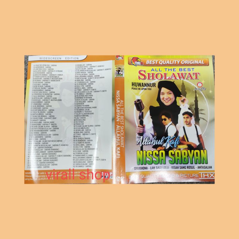 Kaset Video Lagu Sholawat Nissa Sabyan