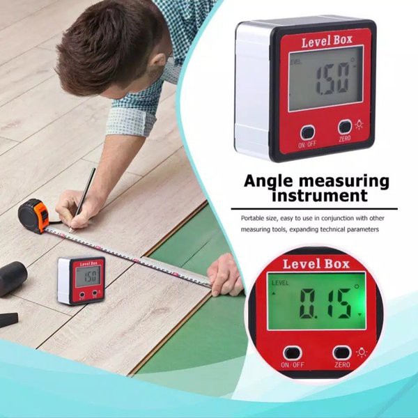 Digital Inclinometer alat pengukur kemiringan digital