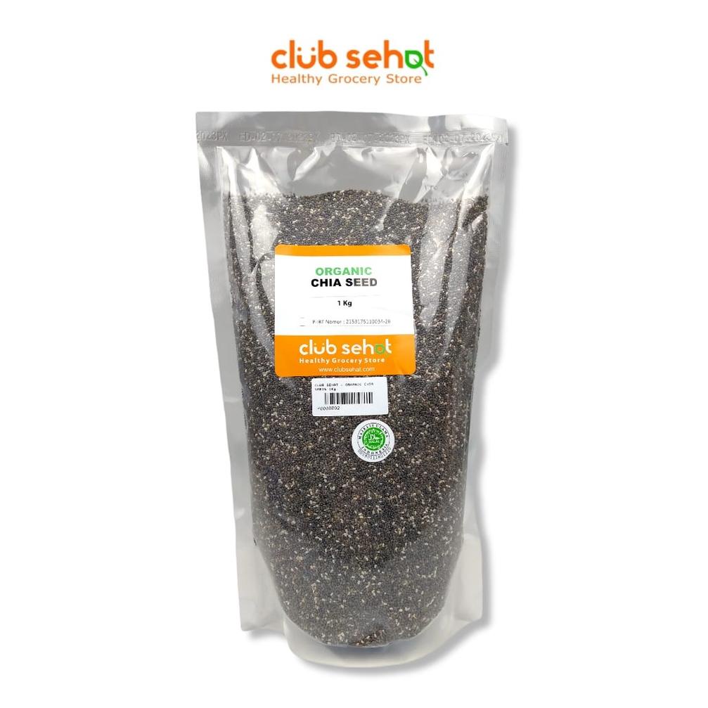 

[KODE PRODUK R8Jhj82] CLUB SEHAT - Organic Chia Seed (mexico) 1Kg