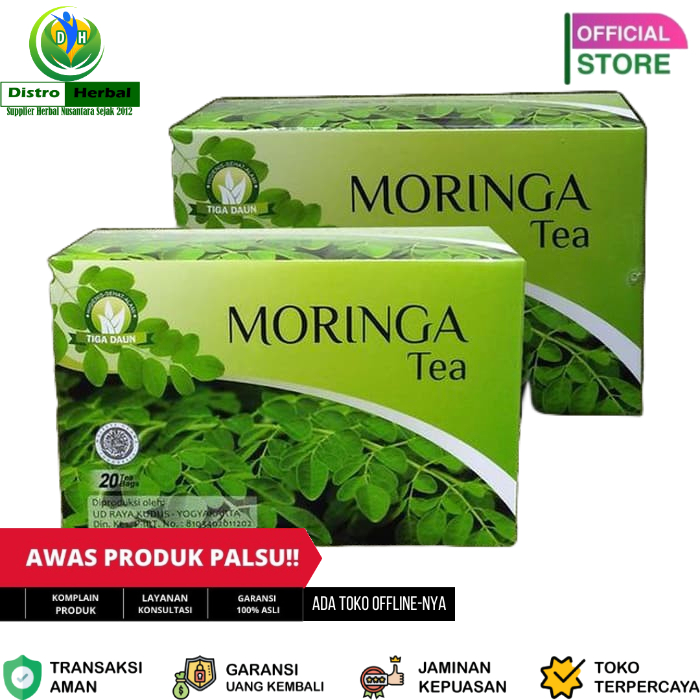 Jual Teh Celup Daun Kelor Moringa Tiga Daun Daun Ud Raya Kudus Murah