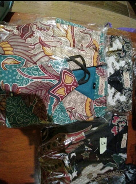 Batik Pria Lengan Panjang Keratonan Solo Premium Produksi Batik Aluna Sku073