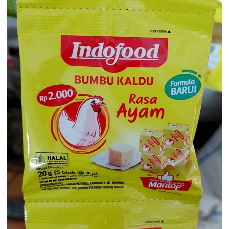 Bumbu Indofood Racik 20 gr/ Indofood bumbu kaldu 20 gr