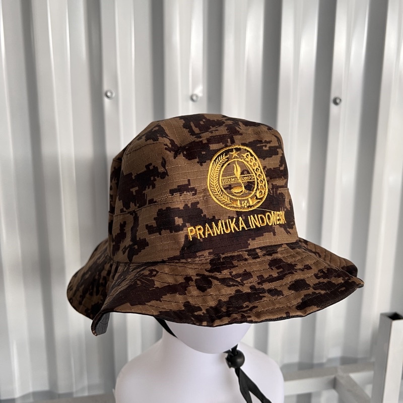 Topi Rimba Loreng Pramuka Indonesia