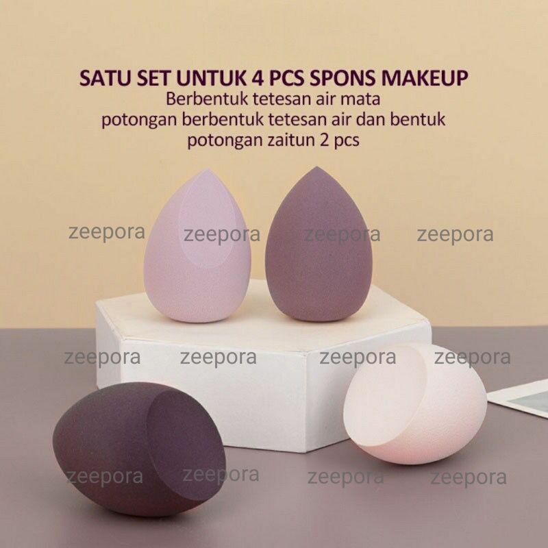 Beauty Blender Set isi 4 / sponge make up / spons make up