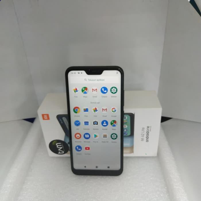 Jual Xiaomi Mi A2 lite 3/32GB fullset mulus black TAM Murah