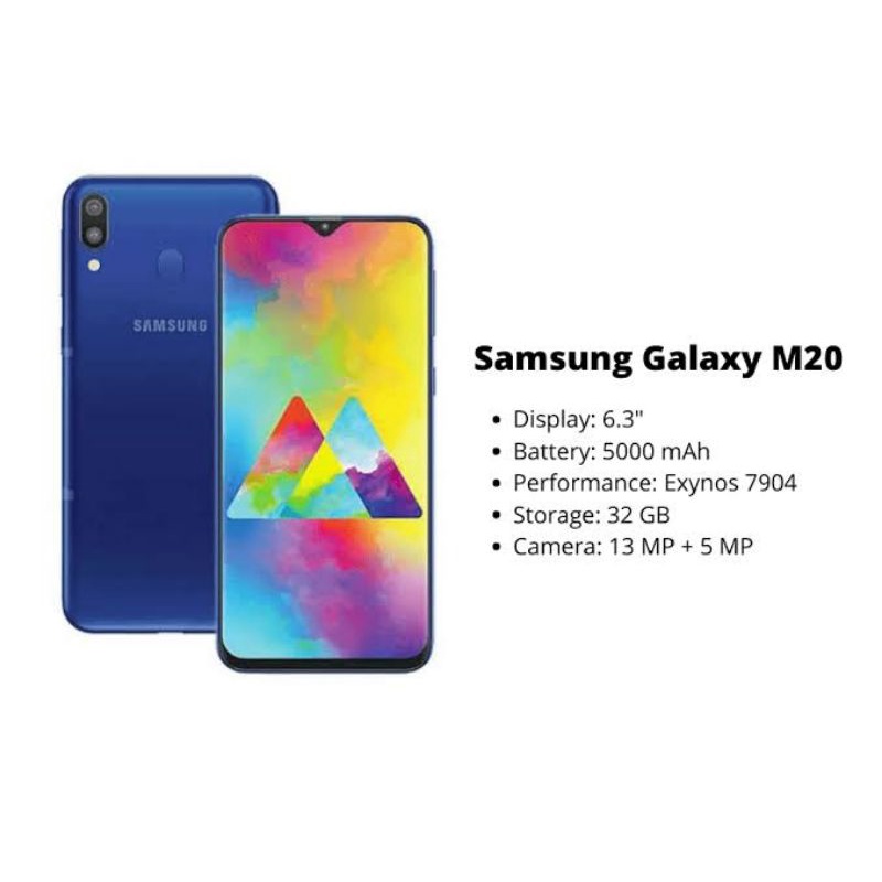 Samsung m20 second